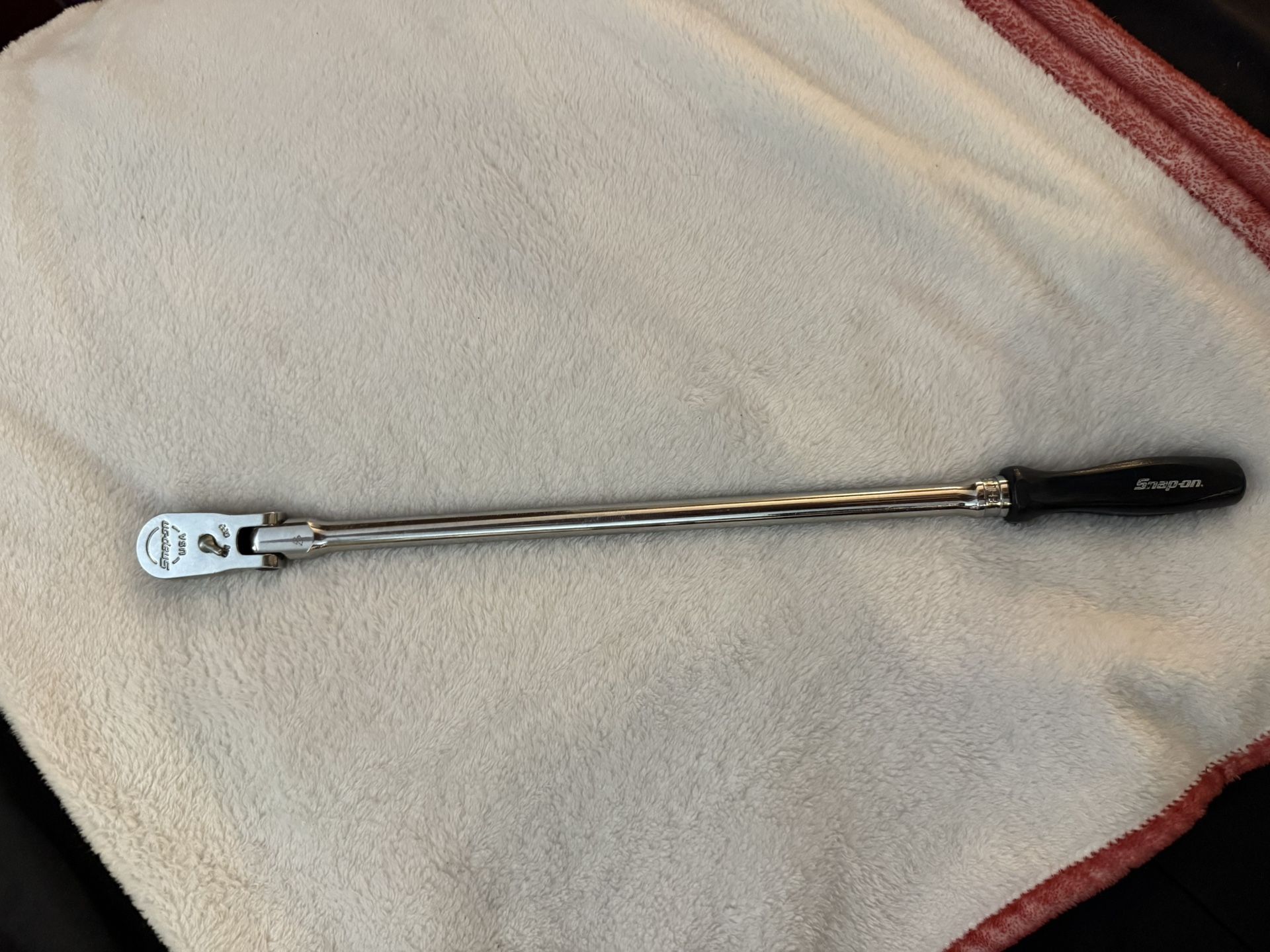 Snap On FHLLFD80 3/8" Black Extra Long Flex Head Ratchet