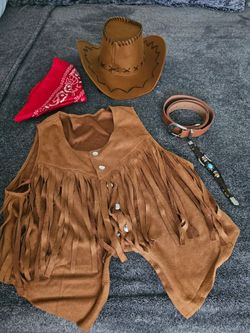 Lg size Women cowgirl custome set