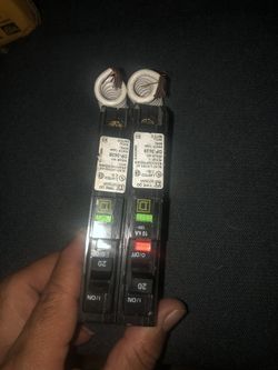 2 Square D Arc Fault Breakers $65