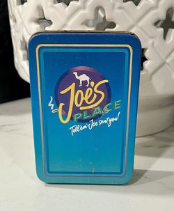 Vintage Joes Place Camel Deck of Cards Sealed with Tin