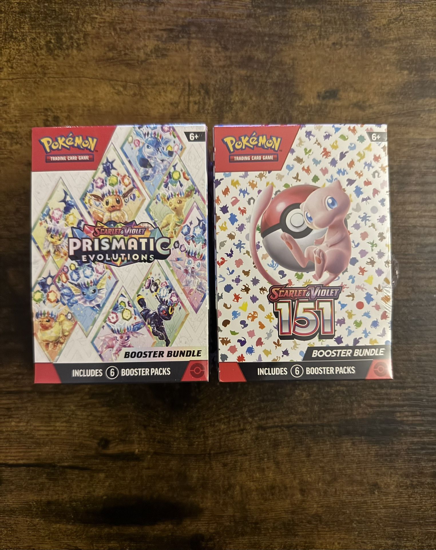 Pokemon TCG 151 and Prismatic Bundles (151 small rip see picture)