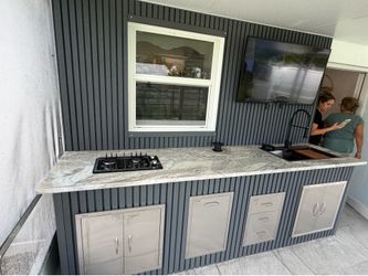Outdoor kitchen 10 FT long