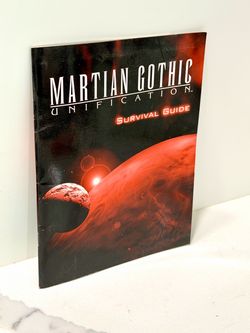 Martian Gothic Unification Survival Guide Manual PC 2000 TalonSoft Original