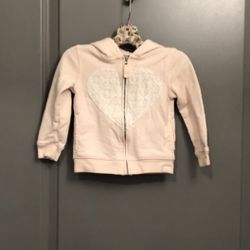 Girls Carter’s Heart Full Zip Hoodie
