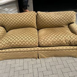 Brown Loveseat