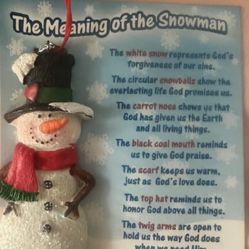 Snowman Ornaments NEW!!