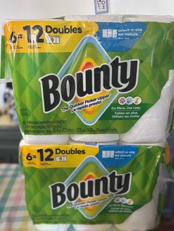 Bounty paper 6=12 Rolls(13 EACH)