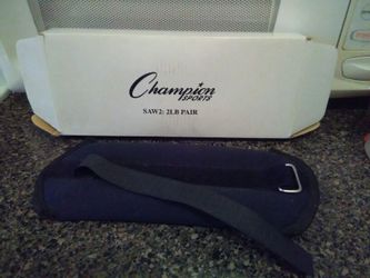 Brand new in box ankle and wrist weight 2lb each