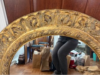 Mirrors, Pair of Ornate Gold Vintage