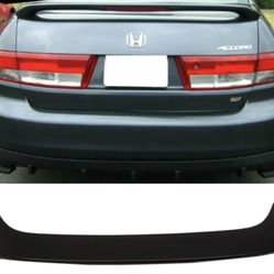 Fits 03-05 Honda Accord Sedan OE Style 3rd Brake LED Rear Trunk Spoiler Wing ABS