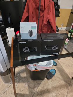 Panseba Projector W/hdmi/usb/smartphone Connect Plus Arlo pro 4 Camera