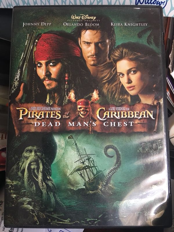 Pirates of the Caribbean movie 2 discs