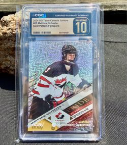 Matthew Schaefer Gold Foilboard 17/25 Pride of The Program.