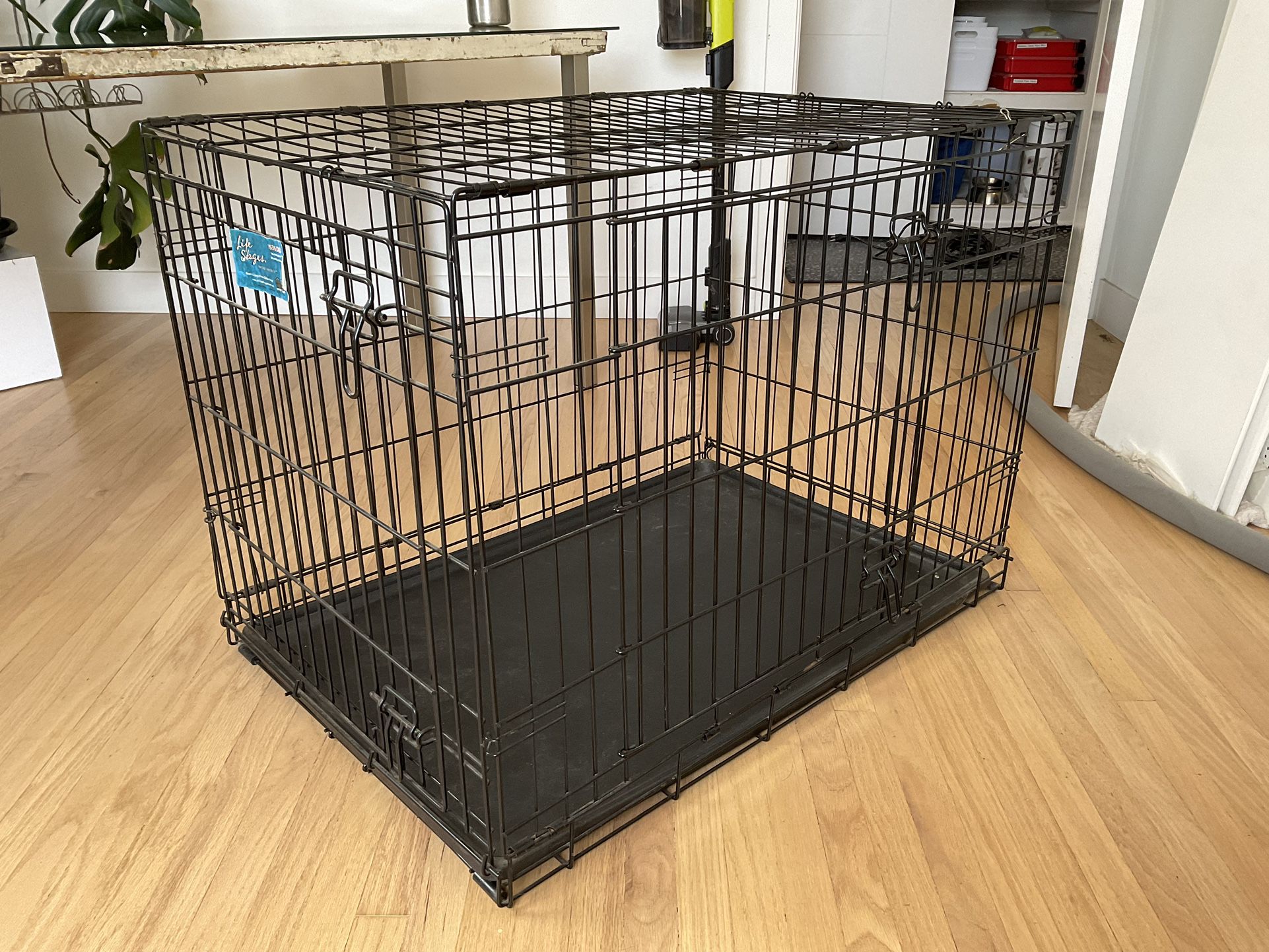 Life Stages Folding Dog Crate  / Kennel 36" x 24" x 27" 