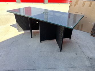 New outdoor patio furniture dining table pickup in Pleasanton