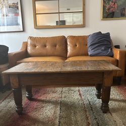 Solid Oak Coffee Table