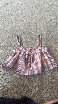 xs pink plain american eagle top
