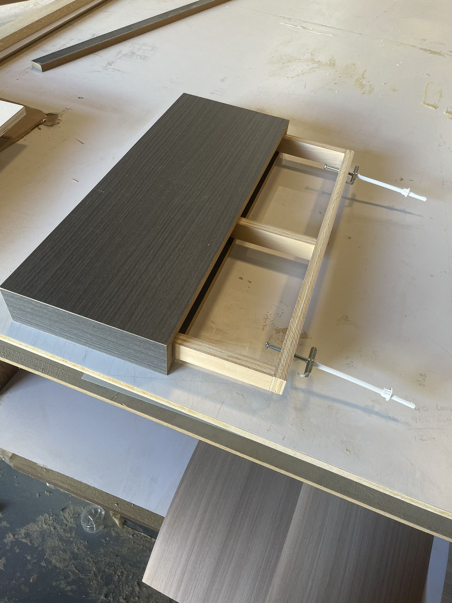 Custom Floating Shelves