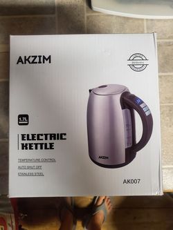 Akzim 1.7L Cordless Electric Kettle