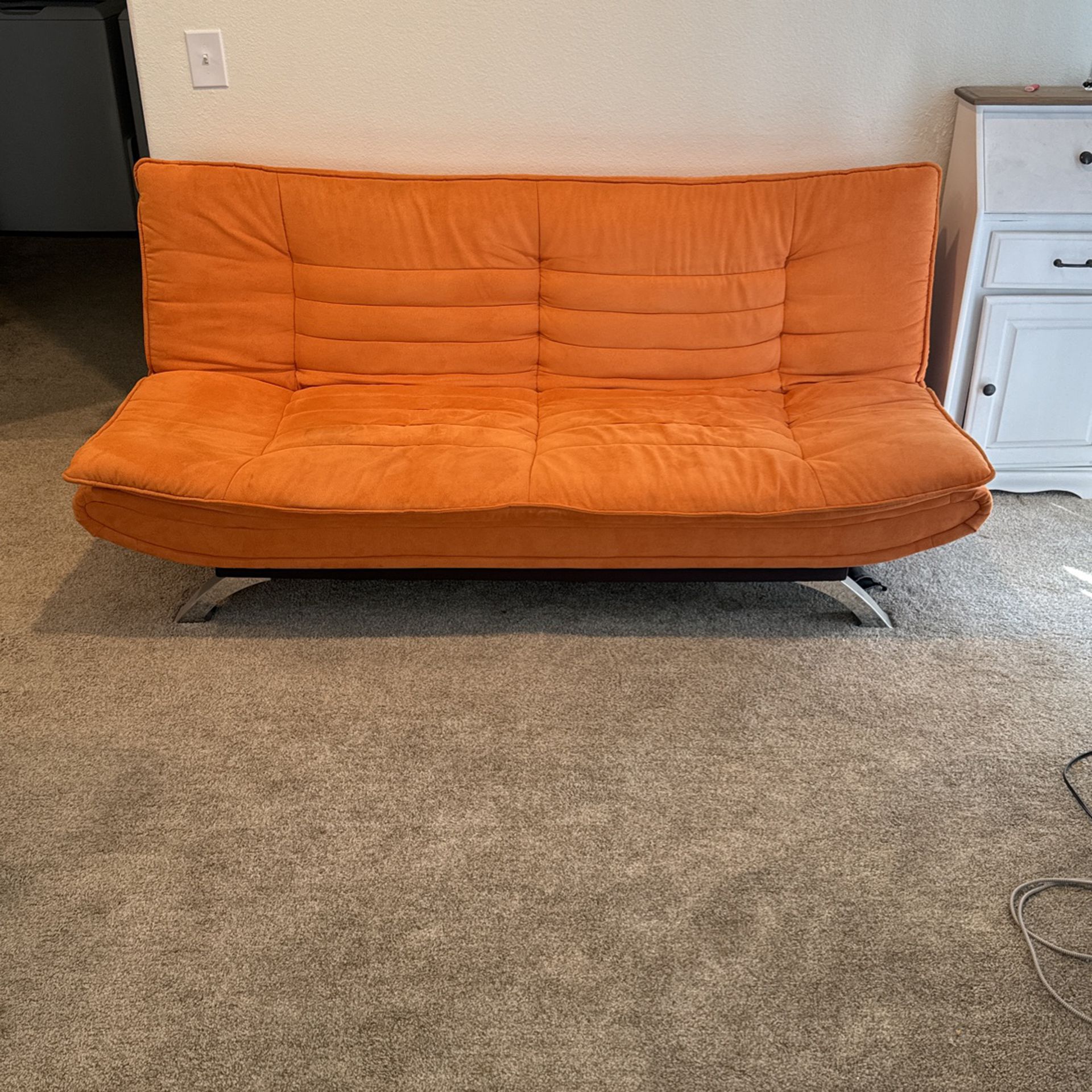 Suede Luxury Futon 