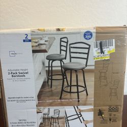 2 Swivel Barstools-*New In Box*