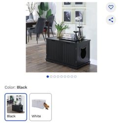 Sweet Barks Wooden Washroom Bench Cat Litter Box Enclosure