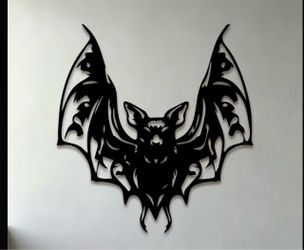 Black Bat Wood Wall Art wall Decor