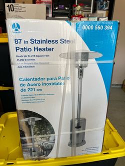Stainless steel patio heater