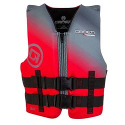 O'Brien BioLite Red Neoprene Life Vest SIZE YOUTH 50-90lbs 25-29" Water Sports