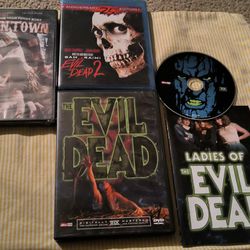 Evil Dead 2 25th Anniversary Blu ray NEW, used evil dead , new clowntown horror movie lot 