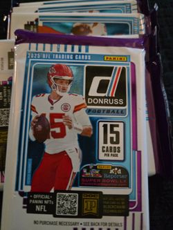 2025 NFL Panini DonRuss Pack - $7 each