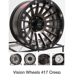 Set Of 4 Vision 417 Wheels For Ram