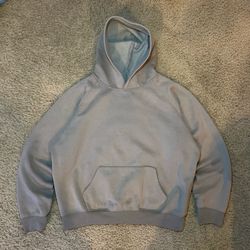 Cropped Taupe Blank Hoodie