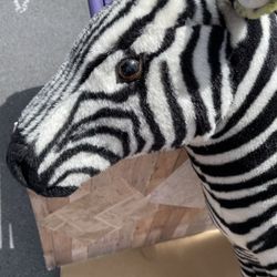 BIG Plush Sturdy Zebra
