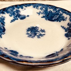 Two Royal Staffordshire Flow Blue Bowls