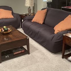 3 Sets Coffee Table $40 (obo) & Free Two Recliner Sofa