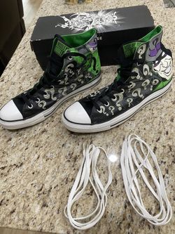 The Riddler Converse Shoes 