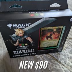 Magic The Gathering Final Fantasy Commander Deck Limit Break Cloud New