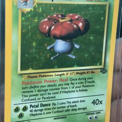 Pokémon TCG Vileplume Jungle 15/64 Holo Unlimited Holo Rare 