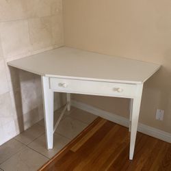 White Corner Desk Table