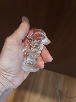 1992 Samuel J. Butcher Crystal Figure Skater Made in Germany for Enesco