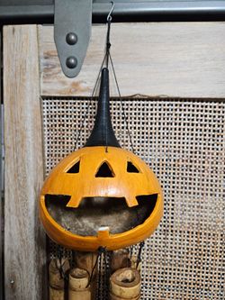 Jack-O-Lantern Windchime Halloween Decor