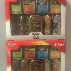 2 Pack Scarlet And Violet Mini Tins