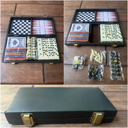 Multi-Game Travel Set With Case