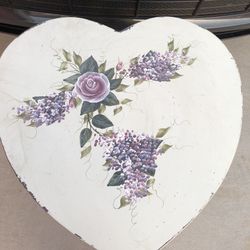 Hand painted end table