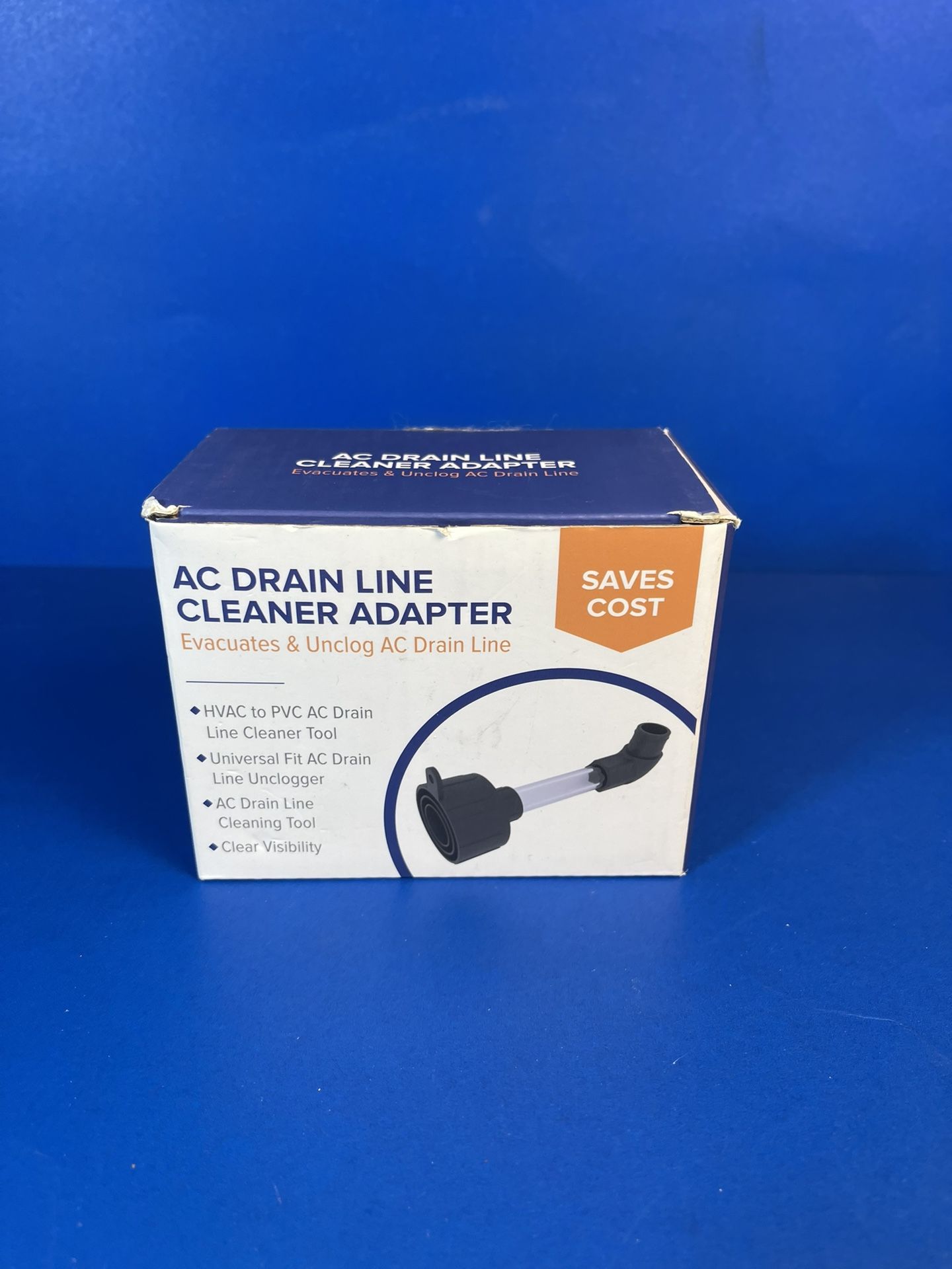 HVAC to PVC Pipe AC Drain Line Cleaner Tool, A/C Condensate Drain Line...