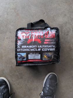 Badass Moto Gear Ultimate Waterproof Motorcycle Cover. Heavy Duty All Weather