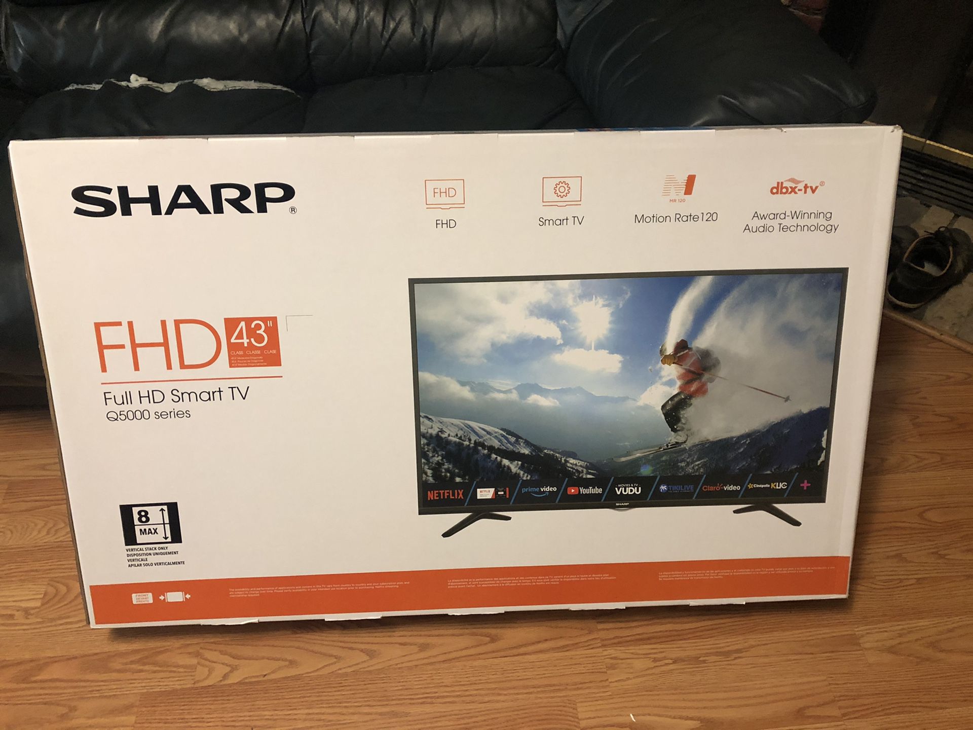 New SHARP Full HD smart tv 43”