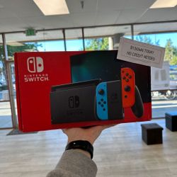 Nintendo Switch V2 Gaming Handheld -90 Day Warranty-$1 DOWN AVAILABLE -NO Credit Needed