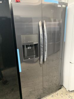Frigidaire gallery side by side in dark stainless new 2019
